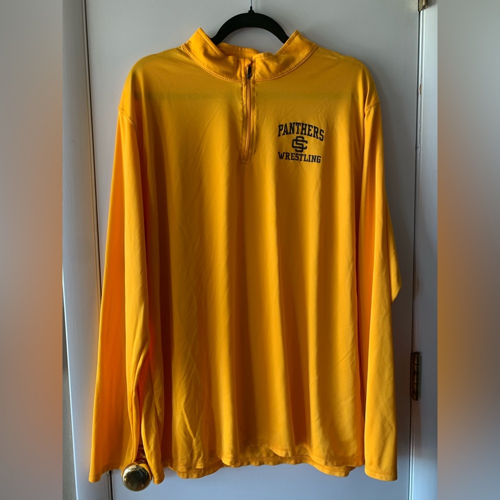 Yellow Panthers Wrestling Quarter-zip Pullover